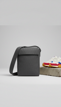 Pavement Grey Branded Crossbody Bag